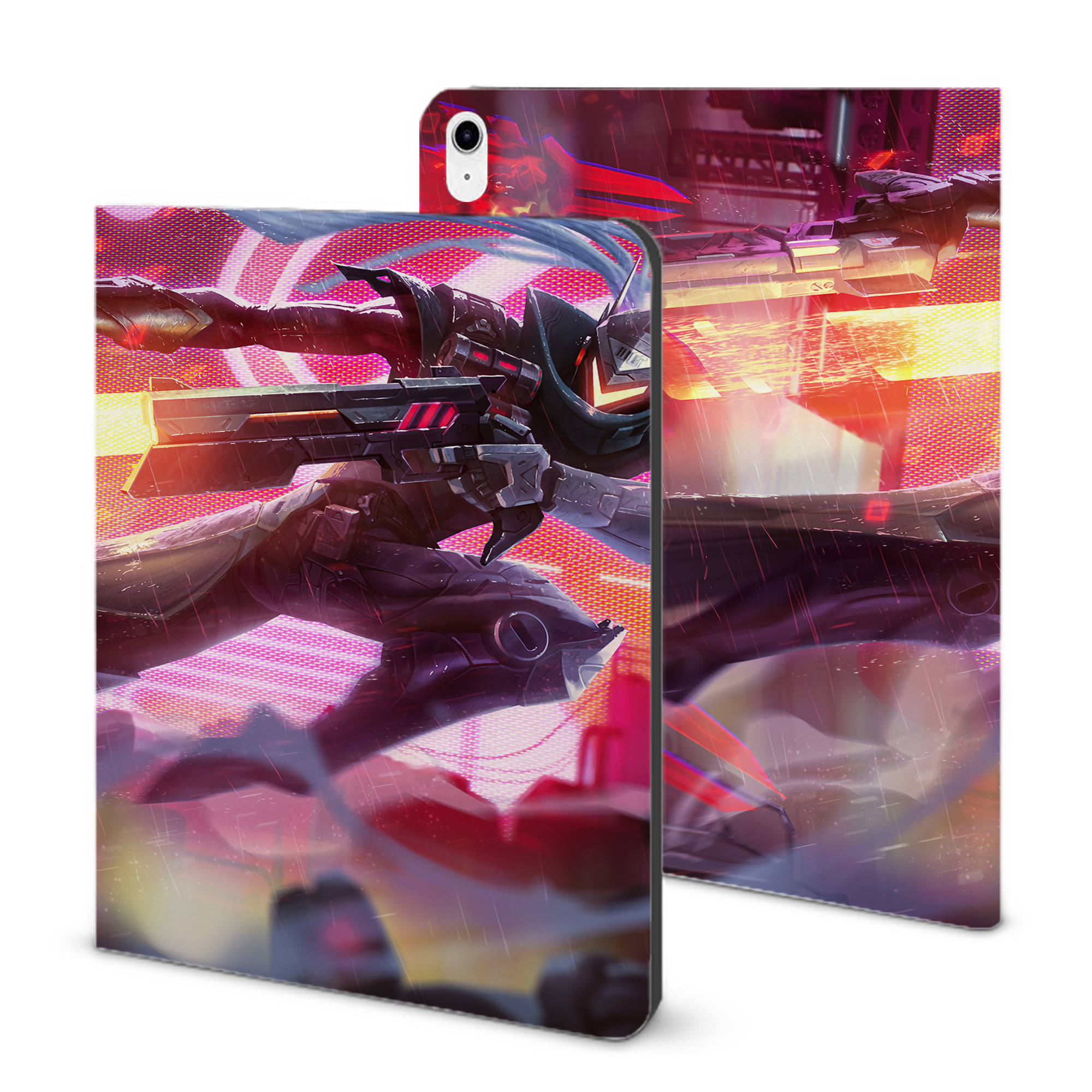 （画像用） リーグ・オブ・レジェンド League of Legends LOL IPad ケース ブック型 PUレザー TPU 耐衝撃 軽量 薄型 ペン収納なし 全面保護 IPad 各モデル対応
